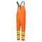 Pioneer Safety Rain Suit, Hi-Vis Orange, S, Polyester, PVC, 0.18 mm Thick, Folds and zips into collar, Orange V1080150U-S - alternate 6